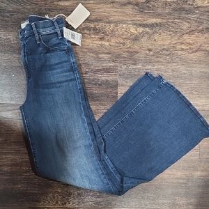 MOTHER Deep Blue Straight Leg Jeans